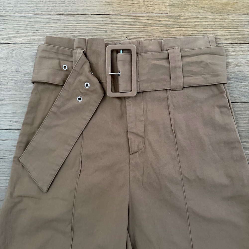 Liu Jo Milano High Waist Wide Leg Trouser Palazzo Pants Camel IT 38 XS - Picture 7 of 16
